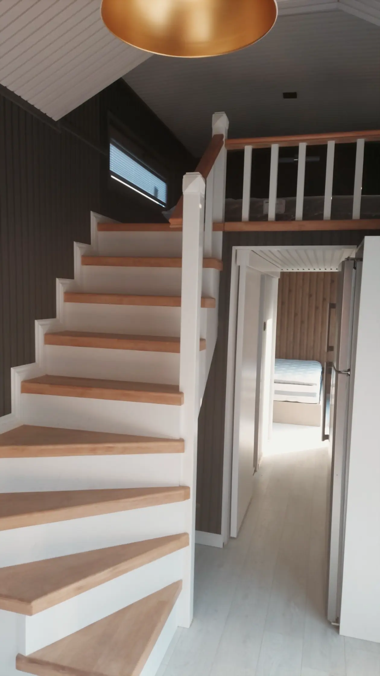 Tiny house · merdiven & çatı katı